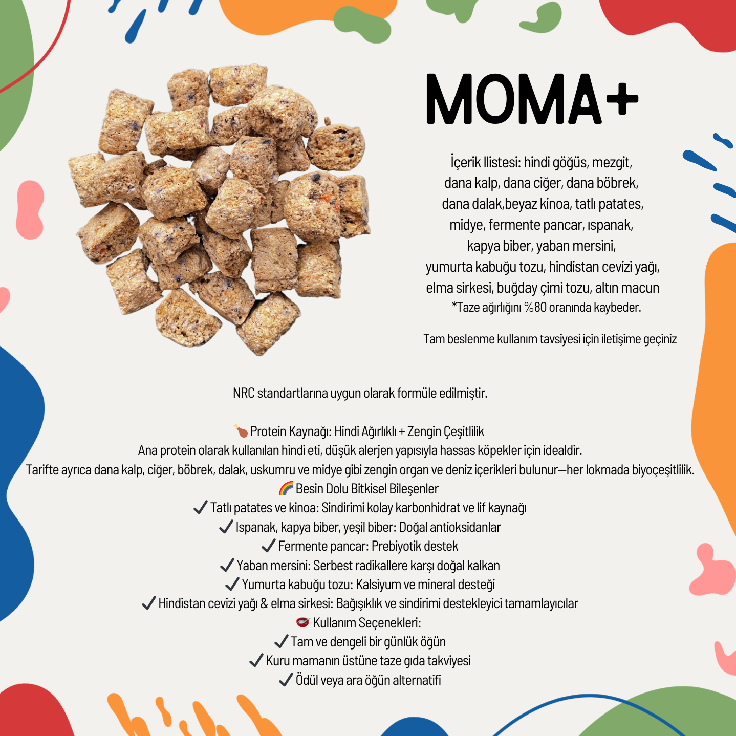 MOMA+  Tam Öğün Beslenme